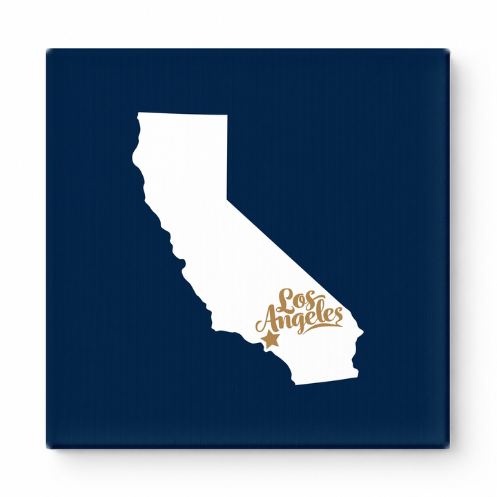 Home Sweet Los Angeles — California State Silhouette