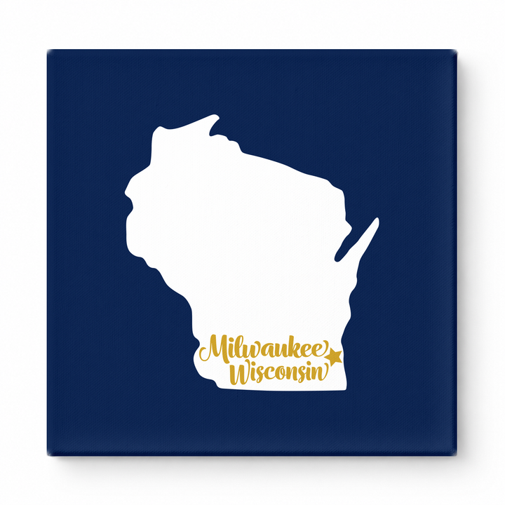 Home Sweet Milwaukee — Wisconsin State Silhouette