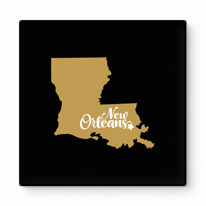 Home Sweet New Orleans — Louisiana State Silhouette