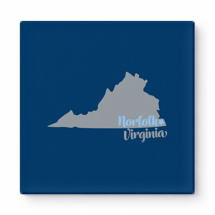 Home Sweet Norfolk — Virginia State Silhouette
