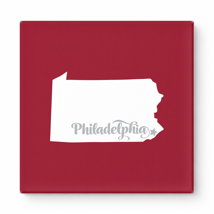 Home Sweet Philadelphia — Pennsylvania State Silhouette