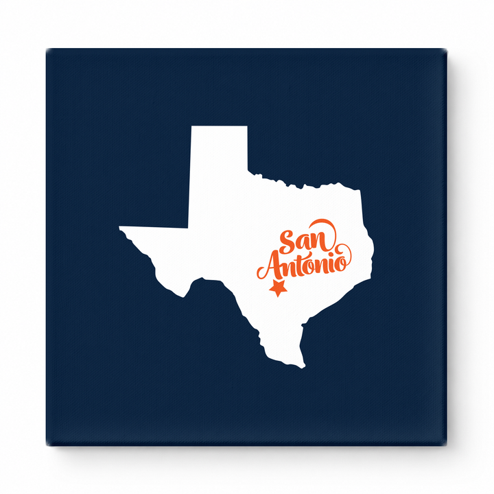 Home Sweet San Antonio — Texas State Silhouette