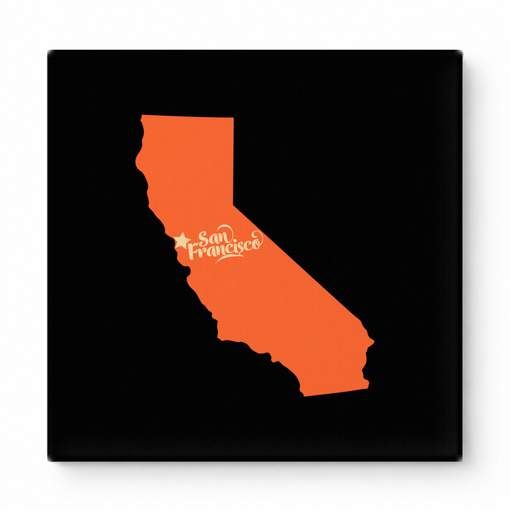 Home Sweet San Francisco — California State Silhouette