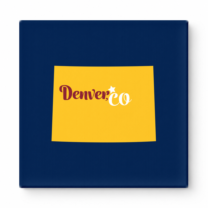 Home Sweet Denver — Colorado State Silhouette