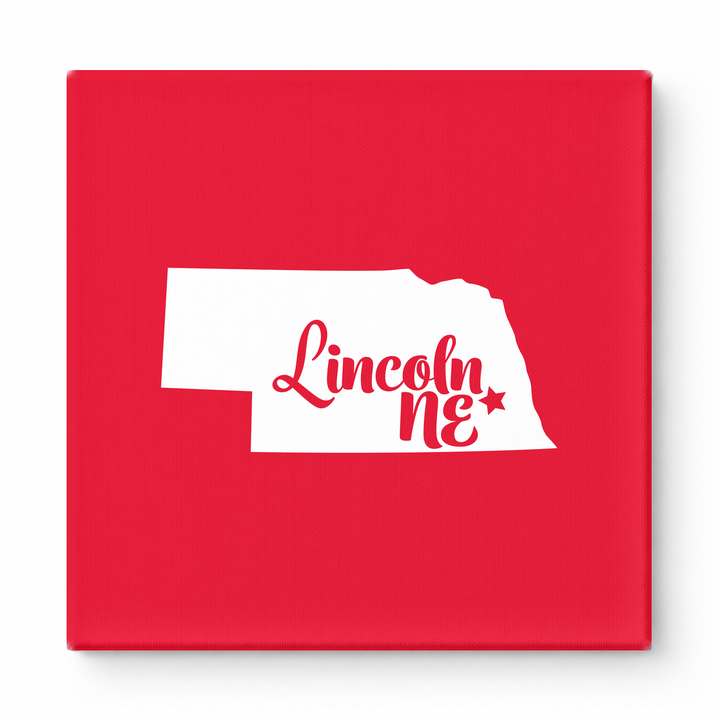 Home Sweet Lincoln — Nebraska State Silhouette