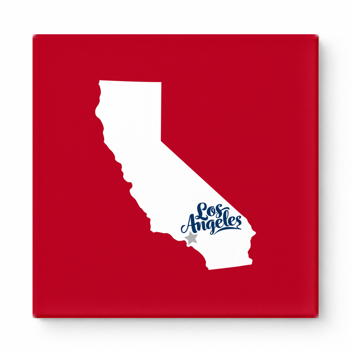 Home Sweet Los Angeles — California State Silhouette