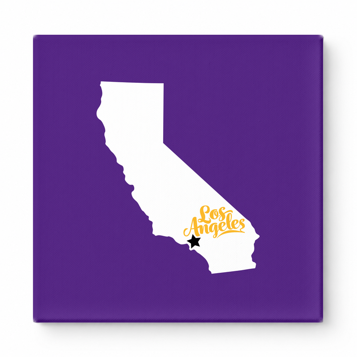 Home Sweet Los Angeles — California State Silhouette