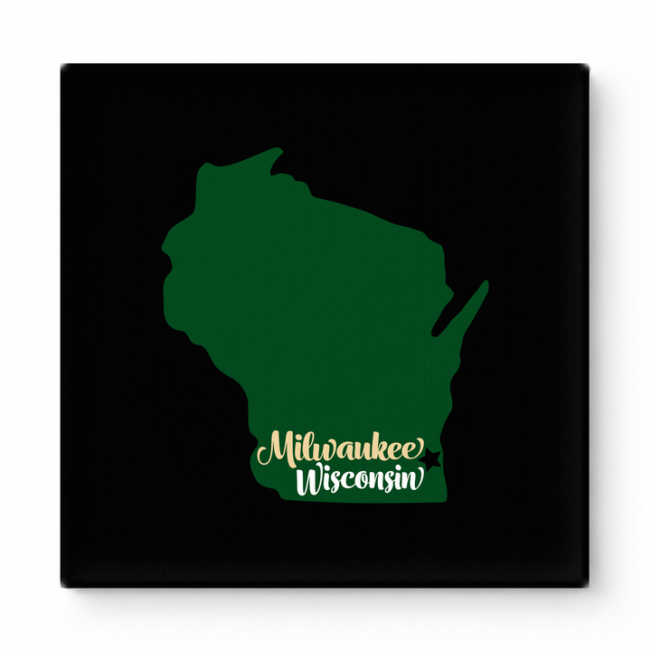 Home Sweet Milwaukee — Wisconsin State Silhouette