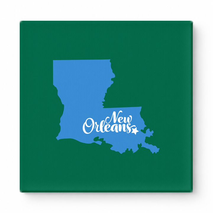 Home Sweet New Orleans — Louisiana State Silhouette