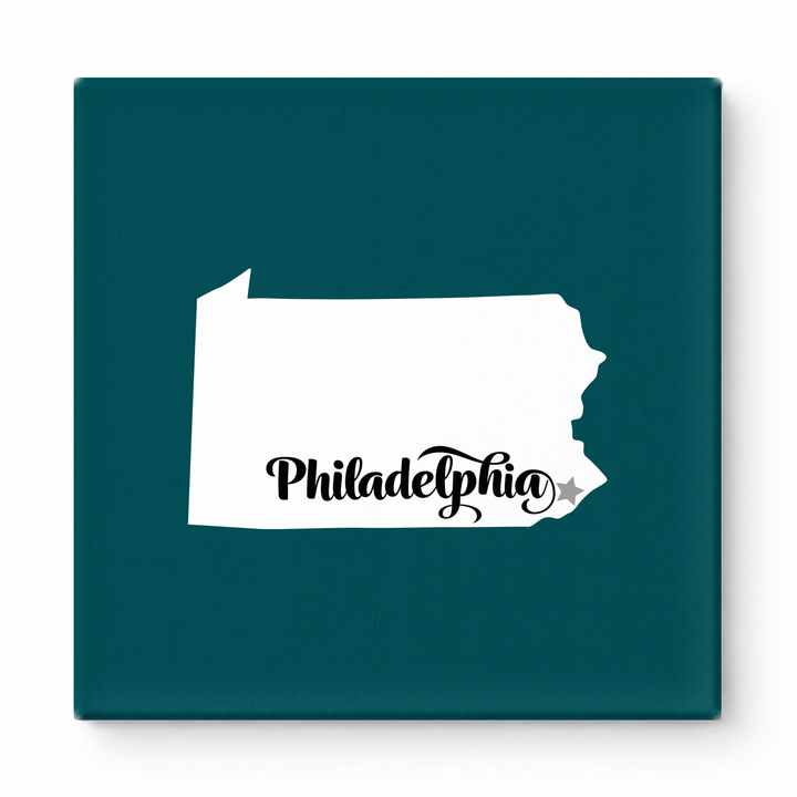 Home Sweet Philadelphia — Pennsylvania State Silhouette