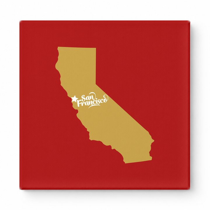 Home Sweet San Francisco — California State Silhouette