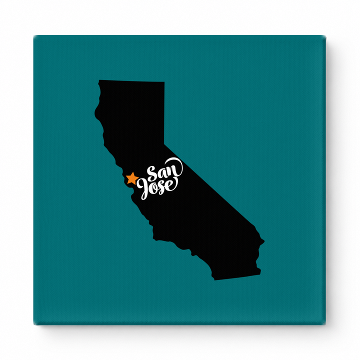 Home Sweet San Jose — California State Silhouette