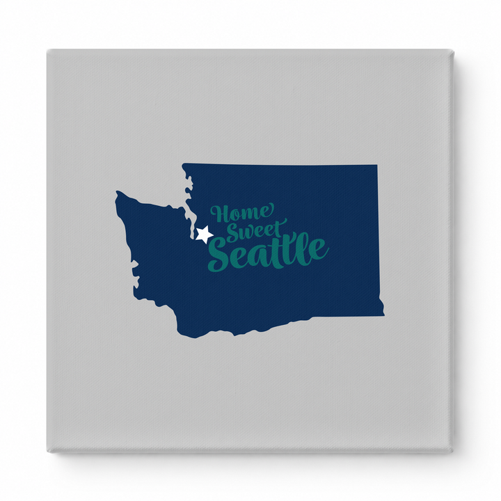 Home Sweet Seattle — Washington State Silhouette