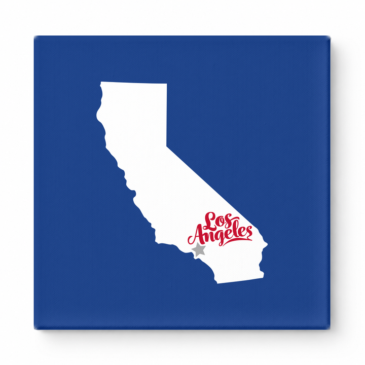 Home Sweet Los Angeles — California State Silhouette