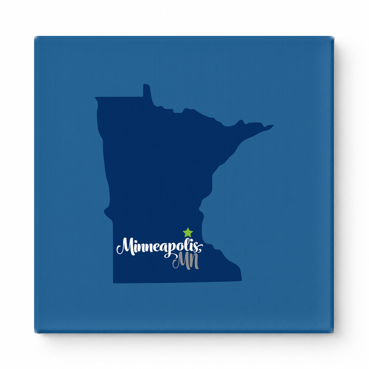 Home Sweet Minneapolis — Minnesota State Silhouette