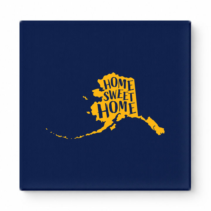 HOME SWEET HOME — Alaska State Silhouette
