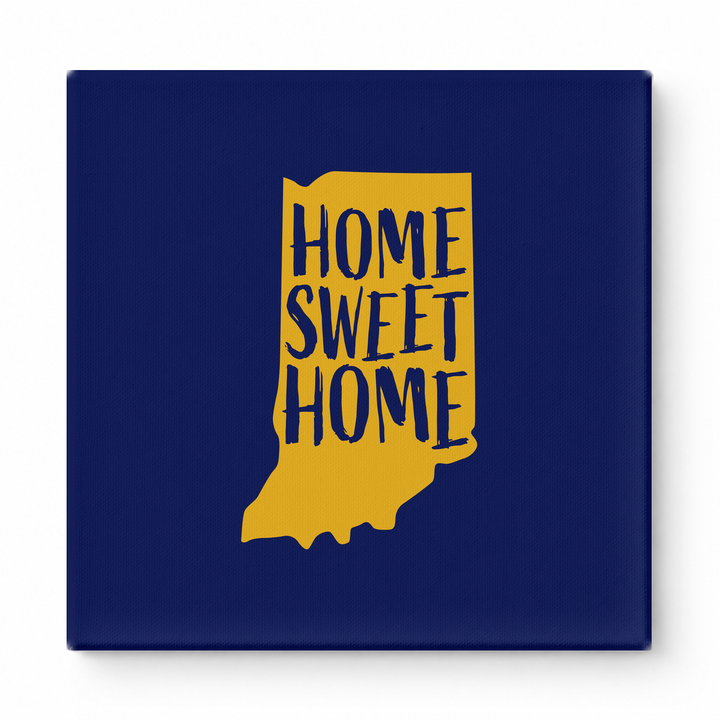 HOME SWEET HOME — Indiana State Silhouette