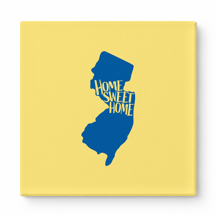 HOME SWEET HOME — New Jersey State Silhouette