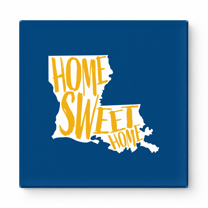 HOME SWEET HOME — Louisiana State Silhouette