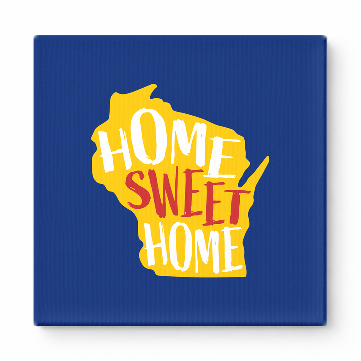 Home Sweet Home — Wisconsin State Silhouette