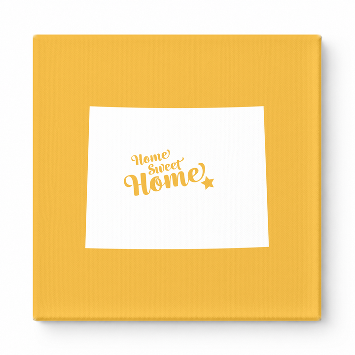 Home Sweet Home Wyoming — Wyoming State Silhouette