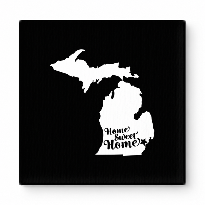Home Sweet Detroit — Michigan State Silhouette