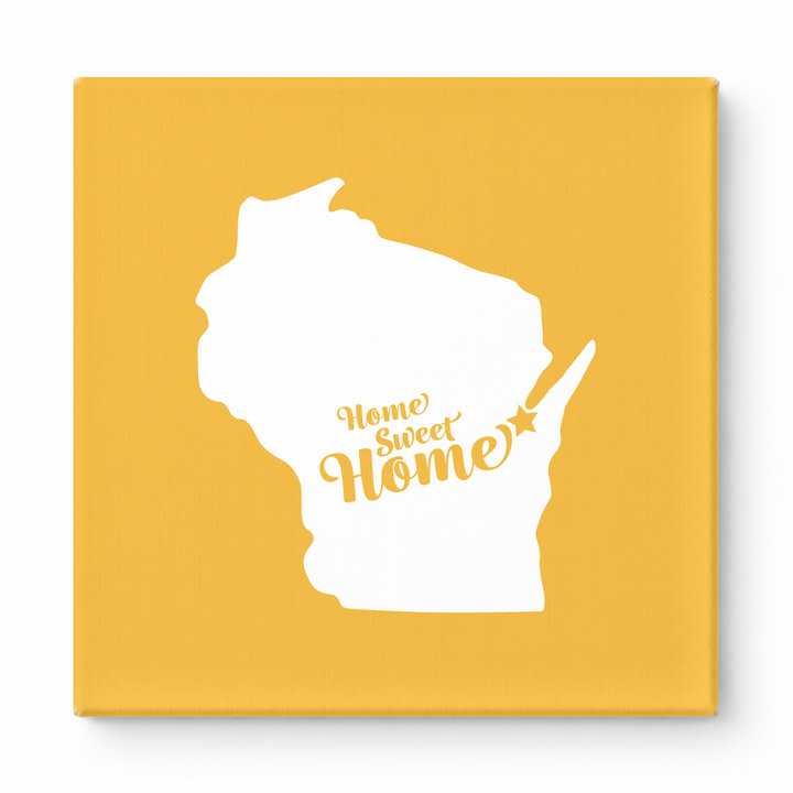 Home Sweet Green Bay — Wisconsin State Silhouette