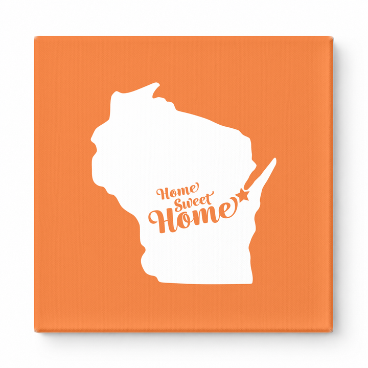 Home Sweet Green Bay — Wisconsin State Silhouette