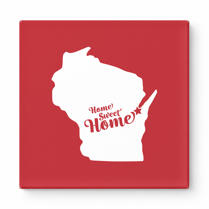 Home Sweet Green Bay — Wisconsin State Silhouette
