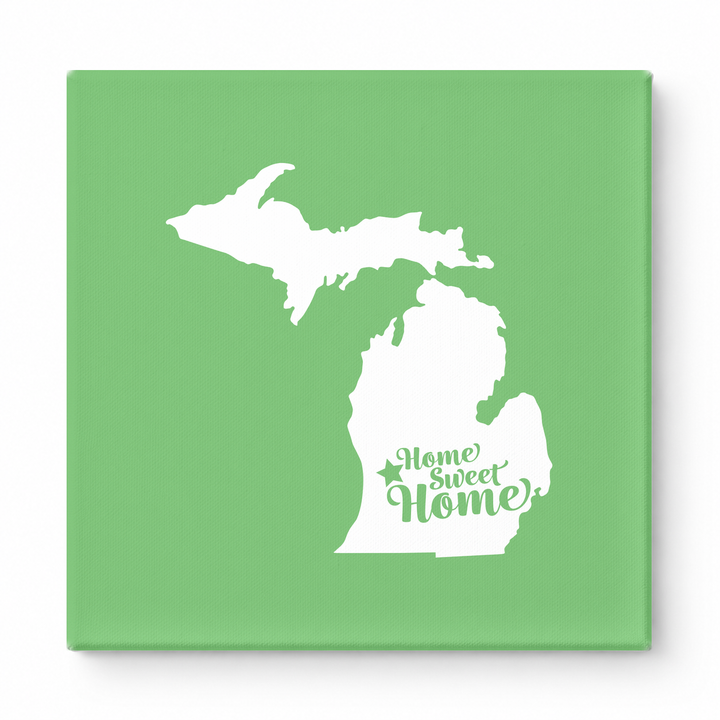 Home Sweet Home — Michigan State Silhouette