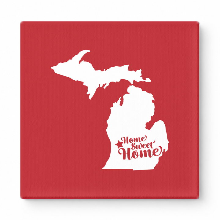 Home Sweet Detroit — Michigan State Silhouette