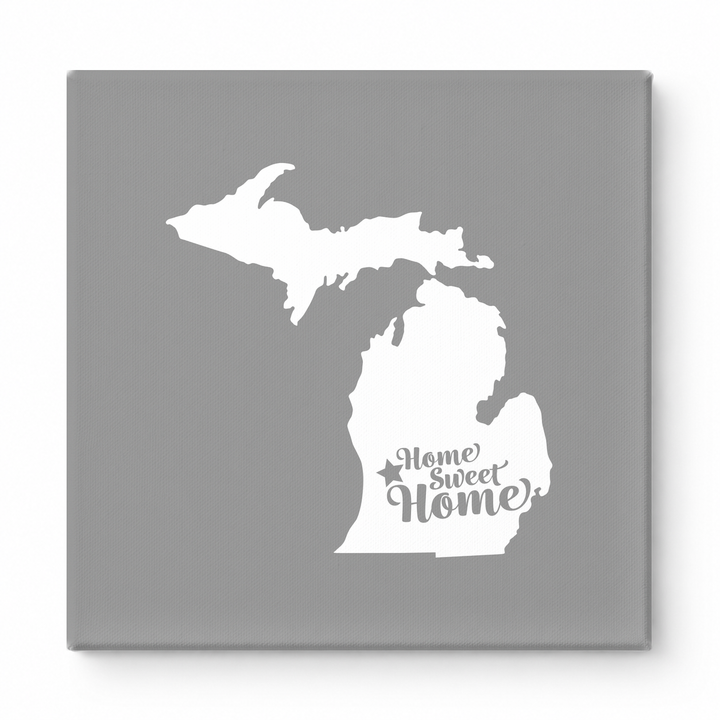 Home Sweet Detroit — Michigan State Silhouette
