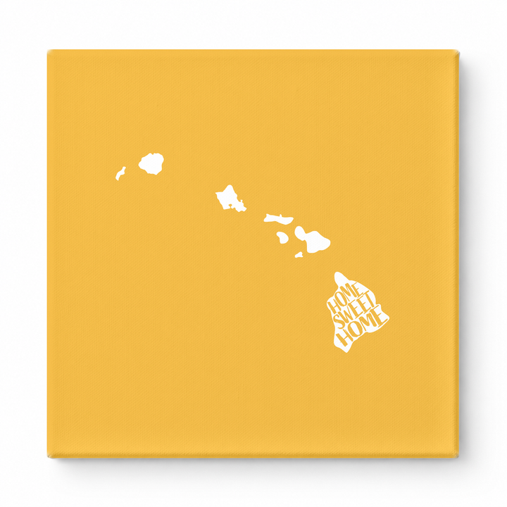 Home Sweet Home Hawaii — Hawaii State Silhouette