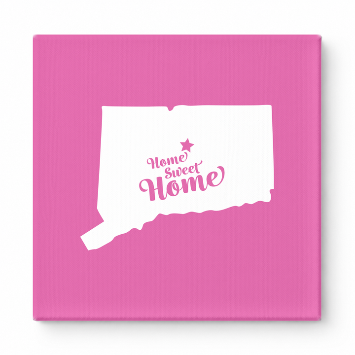 Home Sweet Hartford — Connecticut State Silhouette