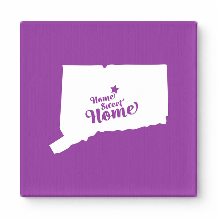 Home Sweet Hartford — Connecticut State Silhouette