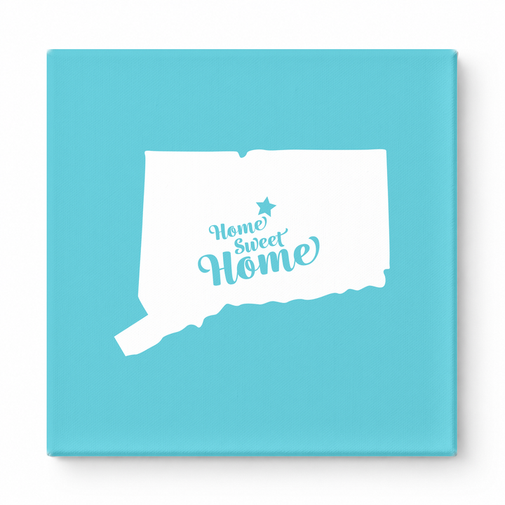 Home Sweet Hartford — Connecticut State Silhouette