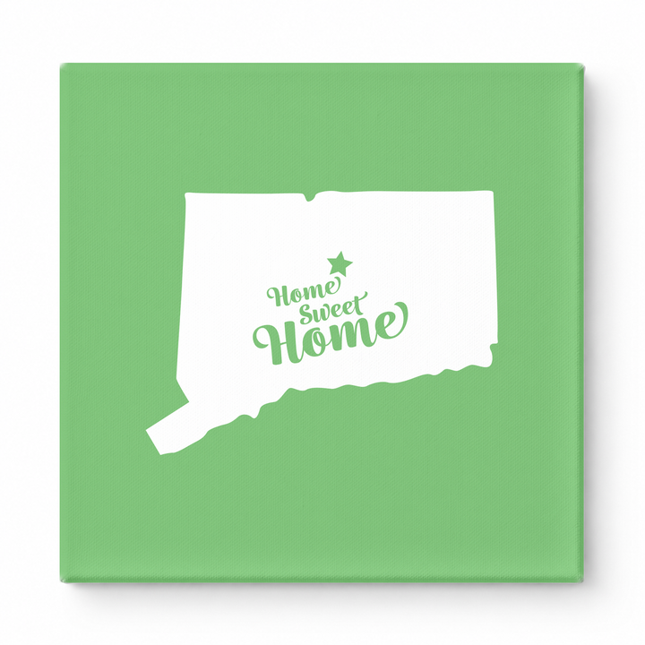 Home Sweet Hartford — Connecticut State Silhouette