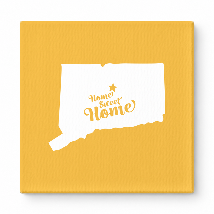 Home Sweet Hartford — Connecticut State Silhouette
