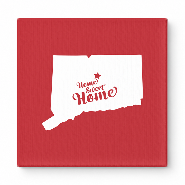 Home Sweet Hartford — Connecticut State Silhouette