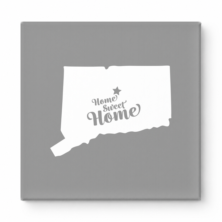 Home Sweet Hartford — Connecticut State Silhouette