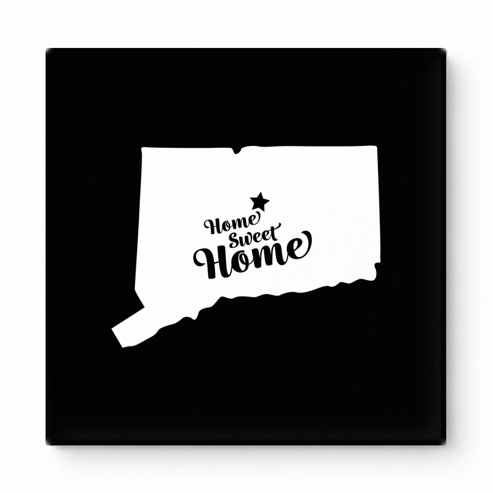 Home Sweet Hartford — Connecticut State Silhouette
