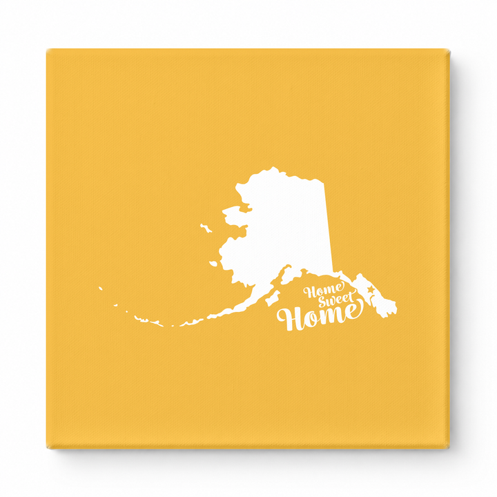 Home Sweet Home — Alaska State Silhouette