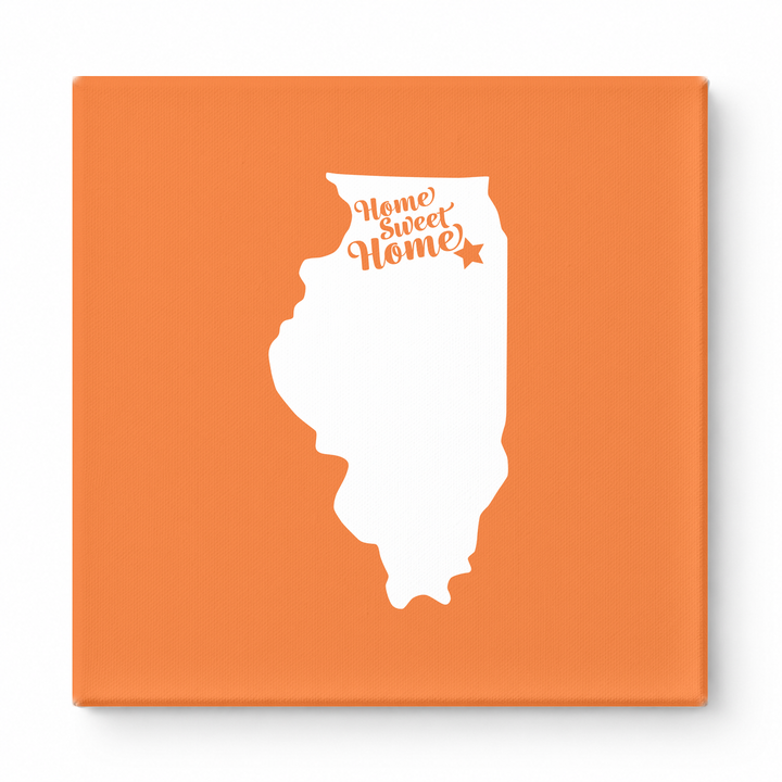 Home Sweet Aurora — Illinois State Silhouette