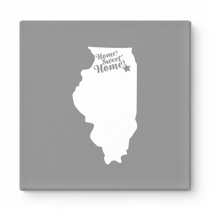 Home Sweet Springfield — Illinois State Silhouette