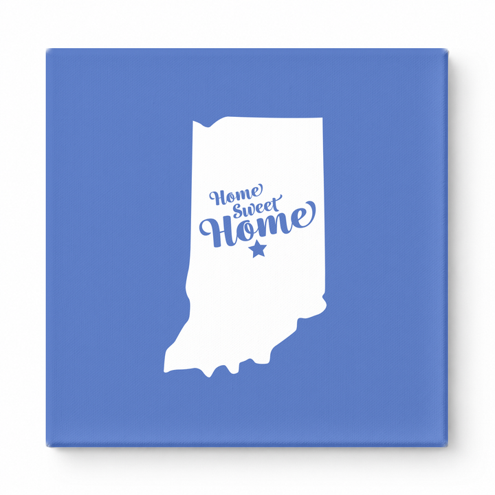 Home Sweet Indianapolis — Indiana State Silhouette
