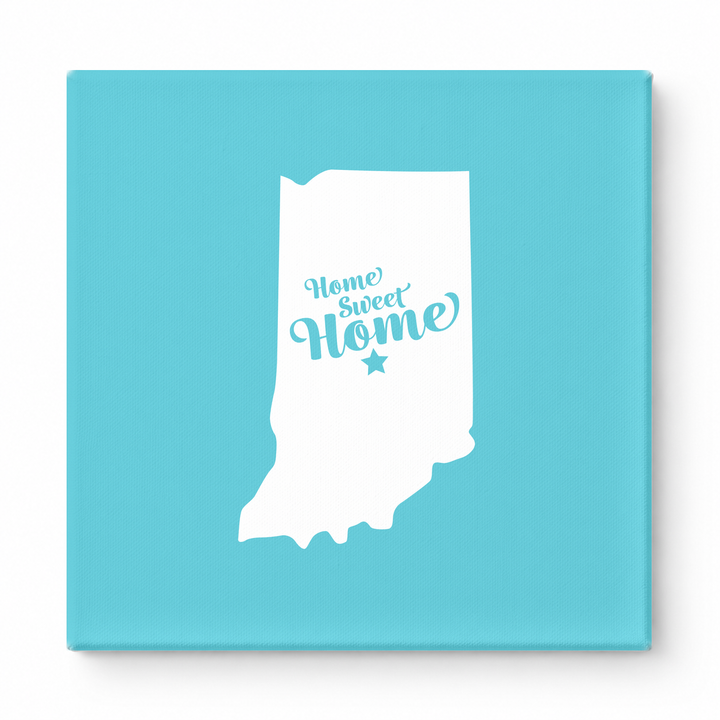 Home Sweet Indianapolis — Indiana State Silhouette