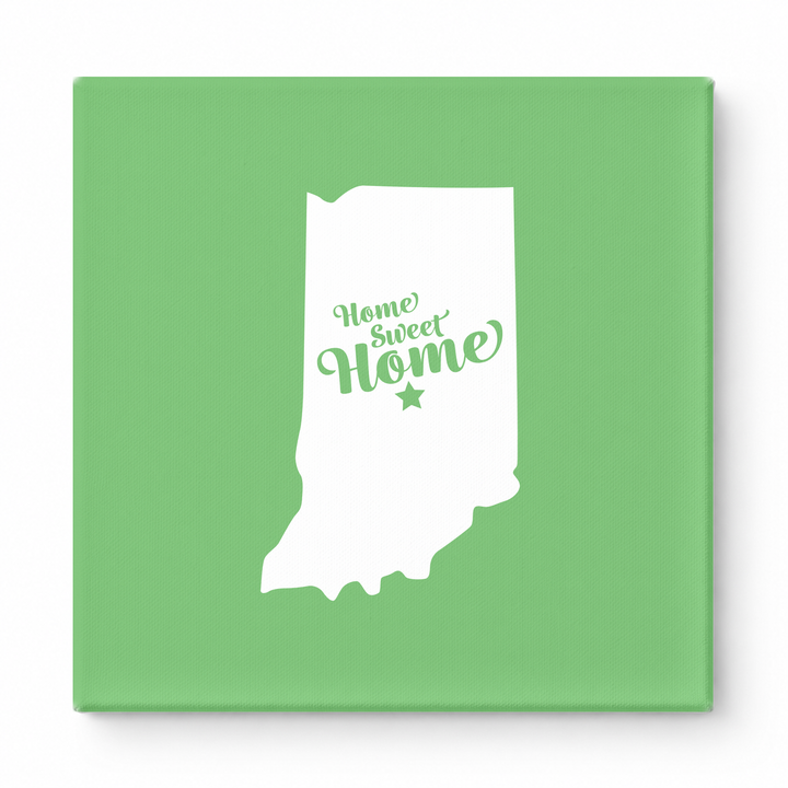 Home Sweet Indianapolis — Indiana State Silhouette