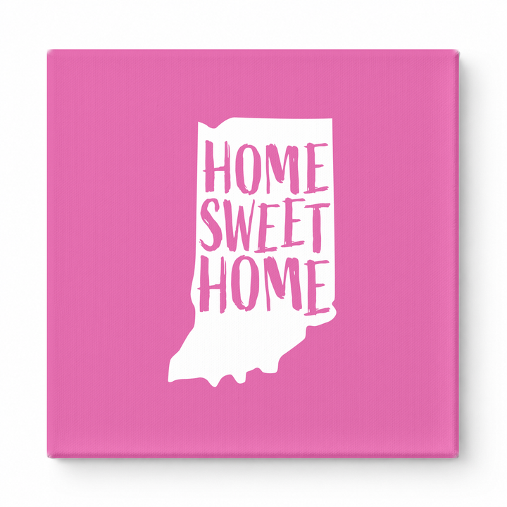 HOME SWEET HOME — Indiana State Silhouette