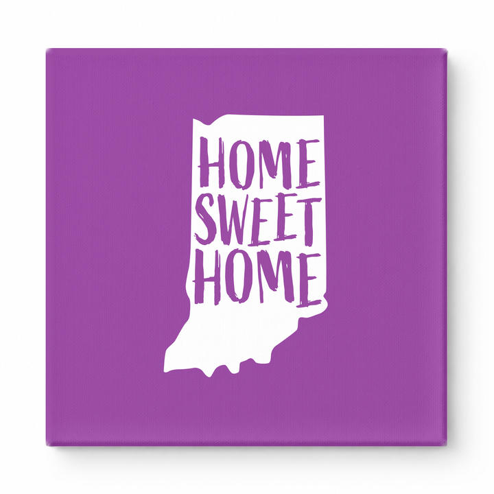 HOME SWEET HOME — Indiana State Silhouette