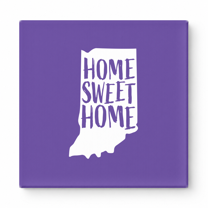 HOME SWEET HOME — Indiana State Silhouette